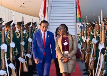 Presiden Jokowi Tiba di Johannesburg Afrika Selatan