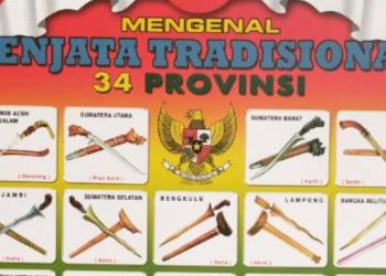 34 Senjata Tradisional dari Setiap Provinsi di Indonesia