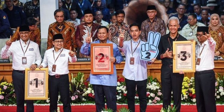 Hasil Survei  Elektabilitas Pasangan Calon Pemilu 2024