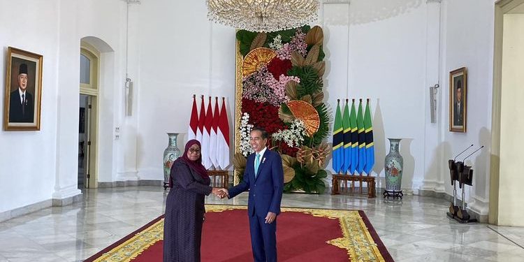 Kunjungan Kenegaraan Presiden Tanzania di Istana Bogor
