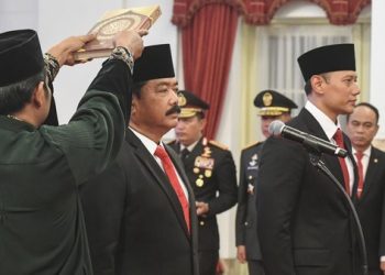 Hadi Tjahjanto dan AHY