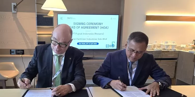 Pupuk Indonesia Bersama BUMN Brunei Darussalam Bekerjasama Dukung Ketahanan Pangan
