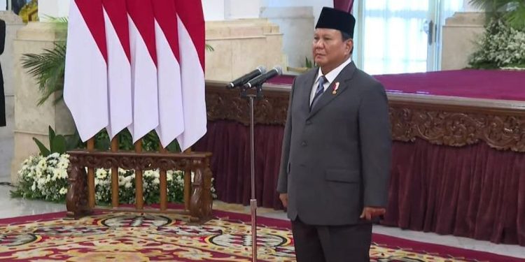 Presiden Prabowo Resmi Lantik Basuki Hadimuljono sebagai Kepala Otorita IKN Nusantara