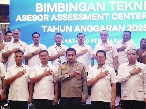 Karobinkar SSDM Polri Dorong Profesionalisme Asesor dalam Bimbingan Teknis Assessment Center 2025