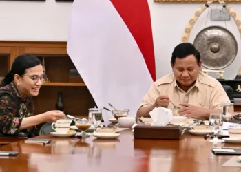Menteri Keuangan Sri Mulyani Laporkan Kinerja APBN kepada Presiden Prabowo