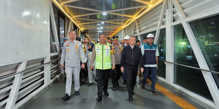 Jelang Puncak Mudik, Kakorlantas dan Menhub Cek Kesiapan Pelabuhan Merak
