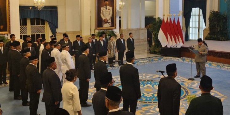 Dilantik Prabowo, Ini Daftar 25 Pejabat Baru di Istana
