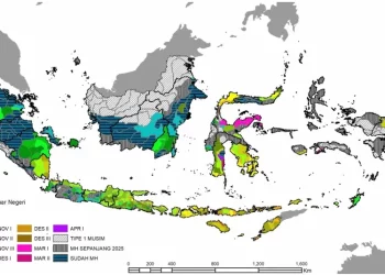 BMKG Prediksi Musim Hujan 2025/2026 Datang Lebih Cepat, Berpotensi Lebih Basah di Sejumlah Wilayah