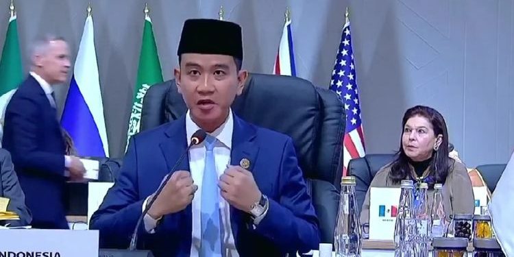 Gibran di KTT G20 2025