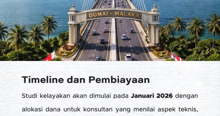 Jembatan Dumai-Melaka Segera Dibangun: Perjalanan Indonesia-Malaysia Hanya 40 Menit