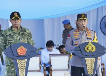 Kapolri dan Panglima TNI Pimpin Apel Gelar Pasukan Operasi Ketupat 2026 di Monas