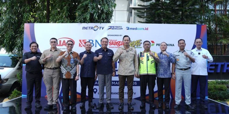 Kakorlantas Polri Resmi Lepas Tim Monitor Mudik Metro TV 2026