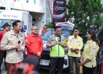 Sinergi Kakorlantas dan TV One: Kawal Perjalanan Rindu Pemudik ke Kampung Halaman