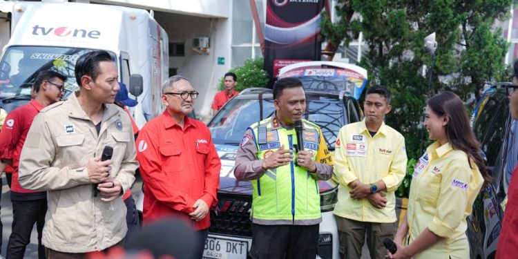 Sinergi Kakorlantas dan TV One: Kawal Perjalanan Rindu Pemudik ke Kampung Halaman