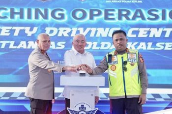 Korlantas Polri Resmikan Safety Driving Center Pertama di Kalsel, Raih Rekor MURI
