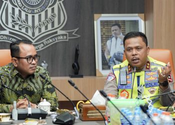 Kakorlantas Polri Terima Apresiasi PT ASDP atas Keberhasilan Operasi Ketupat 2026