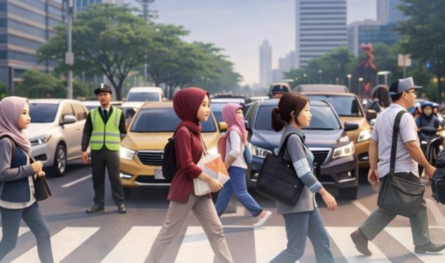 Saat Mayoritas Tertib Bergerak Menjaga Jalan Bersama