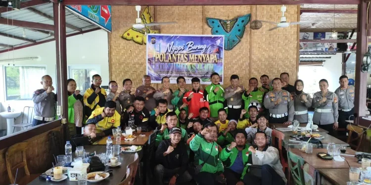 Ngopi Bareng Polantas, Korlantas Polri Dorong Peran Ojol sebagai Pelopor Keselamatan Berkendara