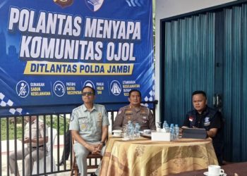 Jadi Langkah Perdana AON Jambi, Kombes Pol Adi Beny Cahyono Rangkul Puluhan Driver Ojol